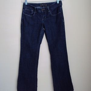 Rewash dark denim bootcut jeans